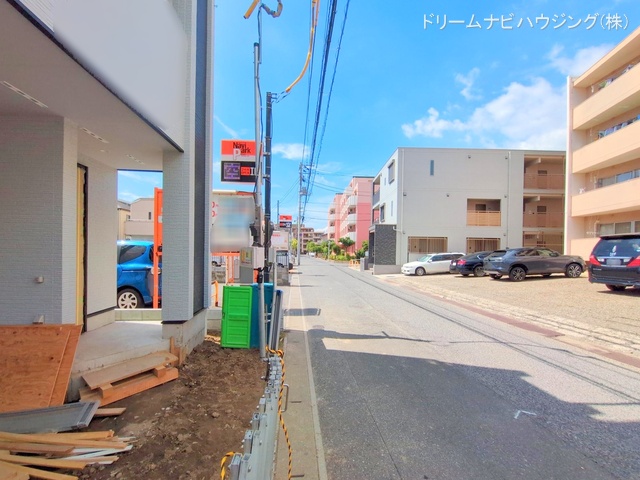 千葉県市川市湊新田2丁目の新築戸建て外構写真 2025年9月10日撮影