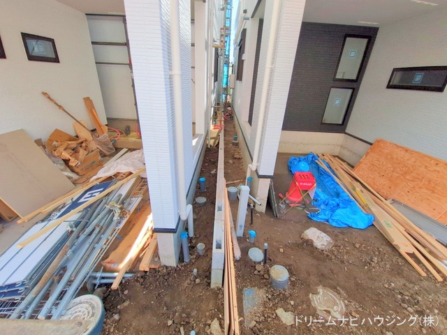 千葉県市川市湊新田2丁目の新築戸建て外構写真 2025年9月10日撮影