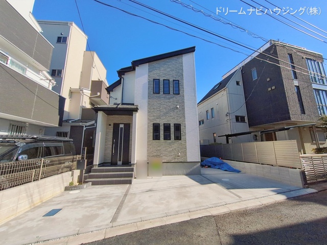 千葉県市川市稲荷木3丁目の新築戸建て完成写真 2026年1月21日撮影