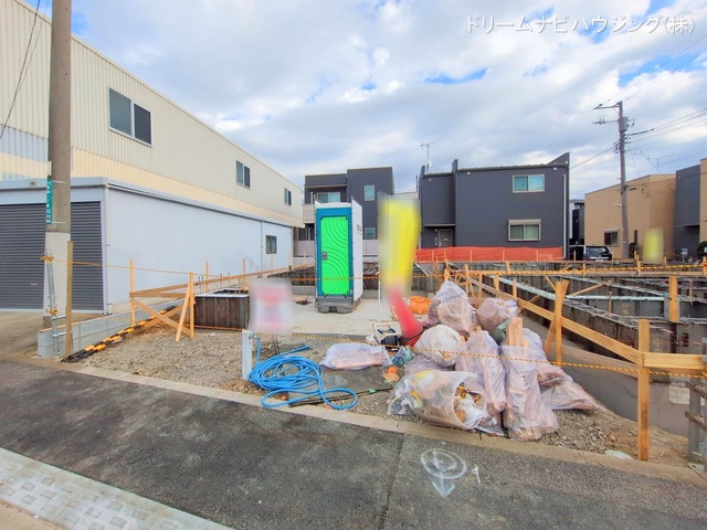 東京都江戸川区鹿骨１丁目の新築戸建て基礎写真 2025年11月17日撮影