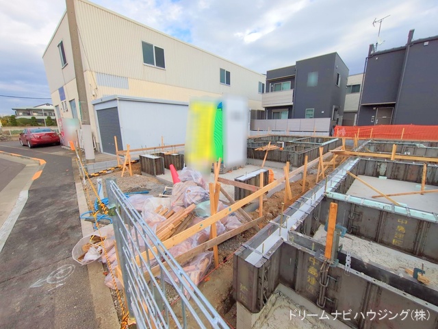 東京都江戸川区鹿骨１丁目の新築戸建て基礎写真 2025年11月17日撮影