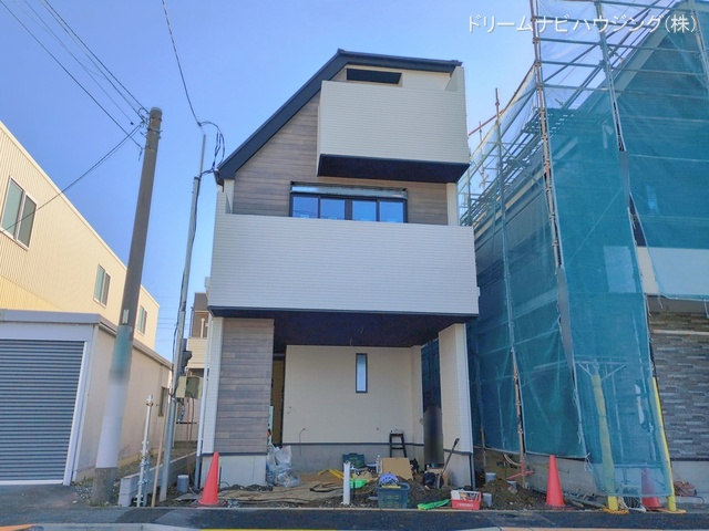 東京都江戸川区鹿骨１丁目の新築戸建て外構写真 2026年1月7日撮影