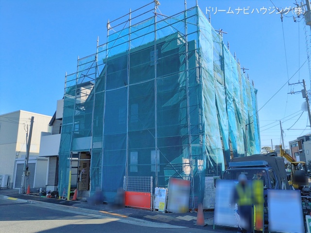 東京都江戸川区鹿骨１丁目の新築戸建てシート写真 2026年1月7日撮影