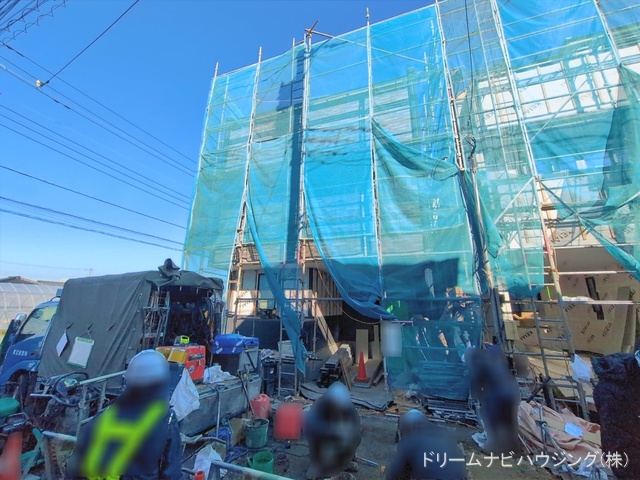 東京都江戸川区鹿骨１丁目の新築戸建てシート写真 2026年1月7日撮影