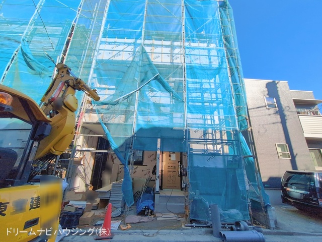 東京都江戸川区鹿骨１丁目の新築戸建てシート写真 2026年1月7日撮影