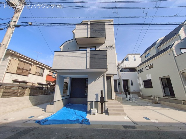 千葉県市川市福栄１丁目の新築戸建て完成写真 2026年1月14日撮影