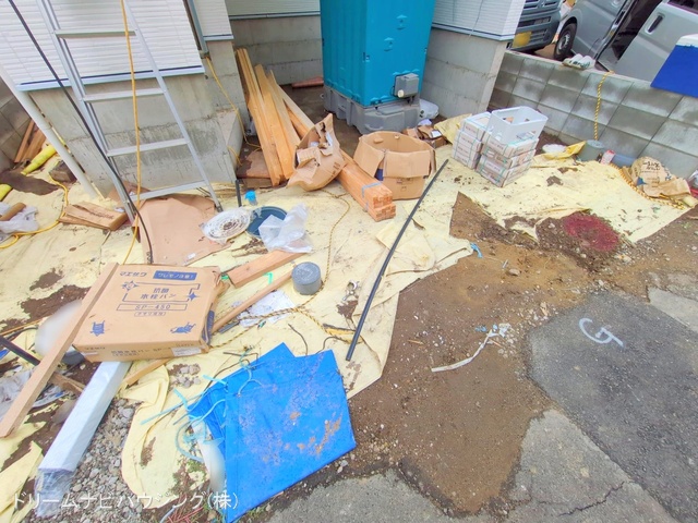 千葉県市川市新井1丁目の新築戸建て外構写真 2025年9月11日撮影