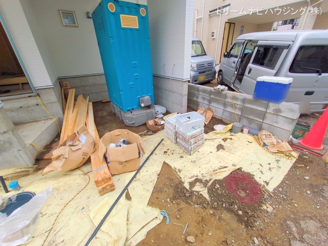 千葉県市川市新井1丁目の新築戸建て外構写真 2025年9月11日撮影