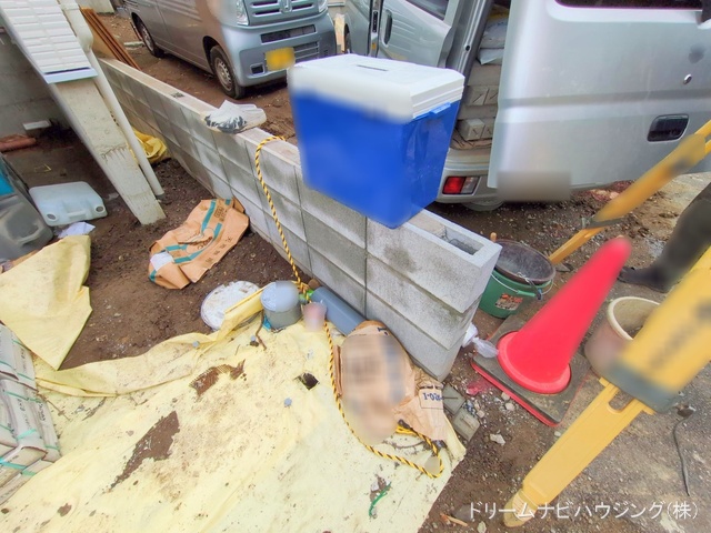 千葉県市川市新井1丁目の新築戸建て外構写真 2025年9月11日撮影