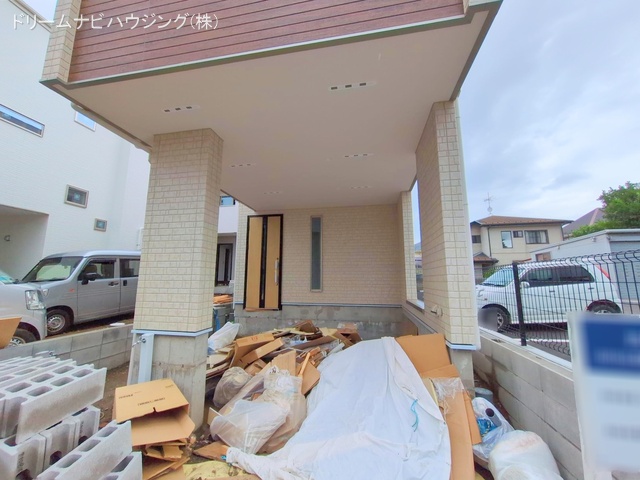 千葉県市川市新井1丁目の新築戸建て外構写真 2025年9月11日撮影