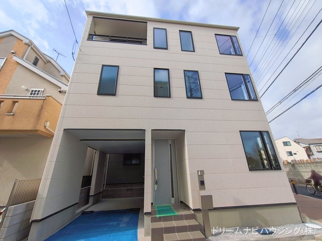 千葉県市川市香取１丁目の新築戸建て完成写真 2026年2月23日撮影