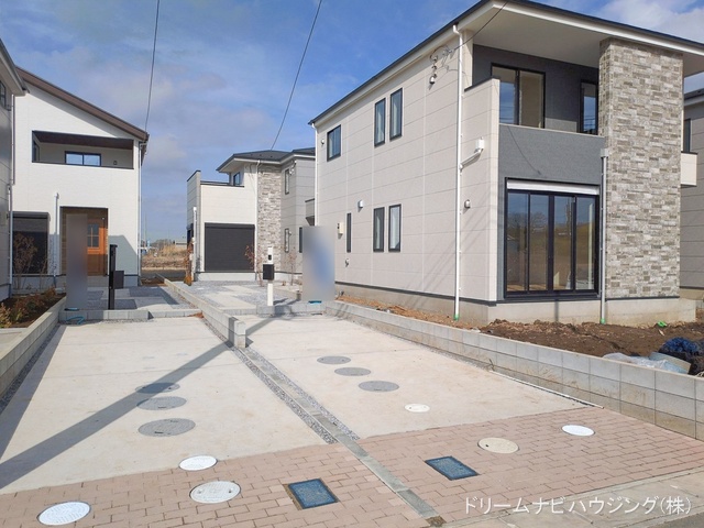 千葉県市川市北方町４丁目の新築戸建て完成写真 2026年2月9日撮影