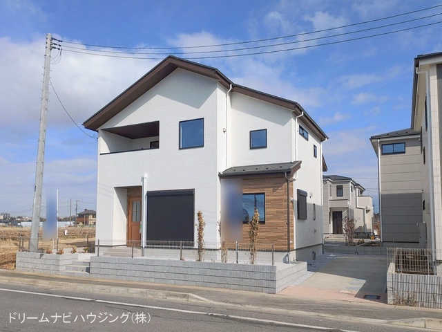 千葉県市川市北方町４丁目の新築戸建て完成写真 2026年2月9日撮影
