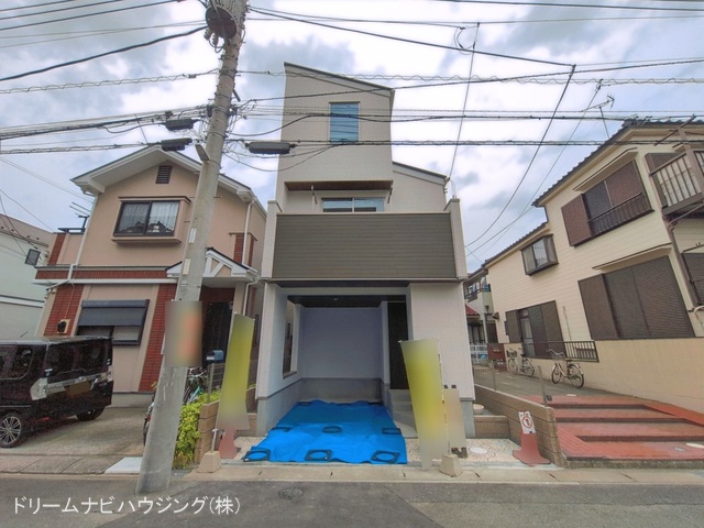 千葉県市川市宝１丁目の新築戸建て完成写真 2026年4月22日撮影