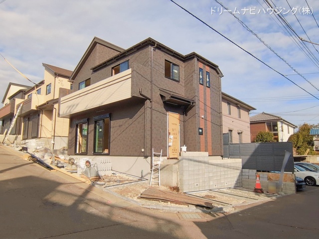 千葉県市川市北国分2丁目の新築戸建て外構写真 2026年1月27日撮影