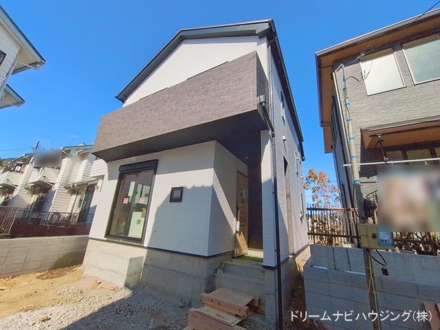 千葉県市川市須和田1丁目の新築戸建て外構写真 2026年2月8日撮影