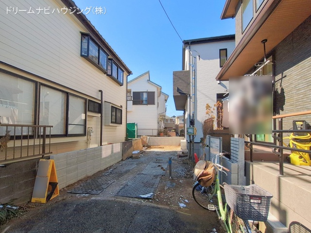 千葉県市川市須和田1丁目の新築戸建て外構写真 2026年2月8日撮影