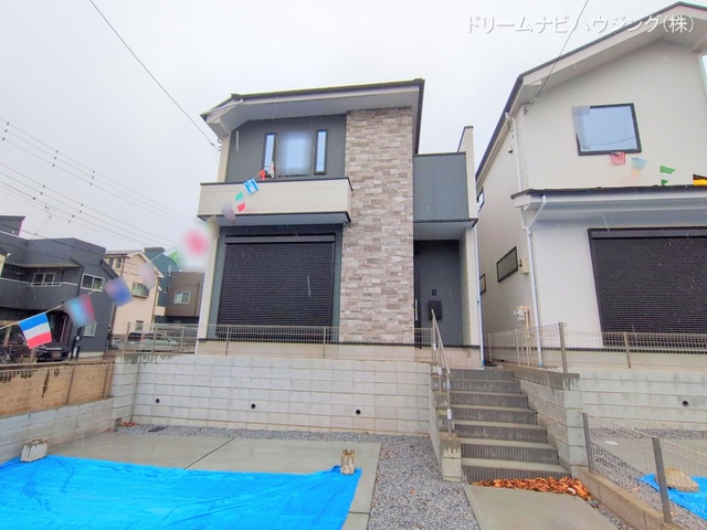 千葉県市川市北方町４丁目の新築戸建て完成写真 2025年12月23日撮影