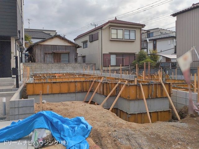 千葉県市川市香取１丁目の新築戸建て基礎写真 2026年2月23日撮影