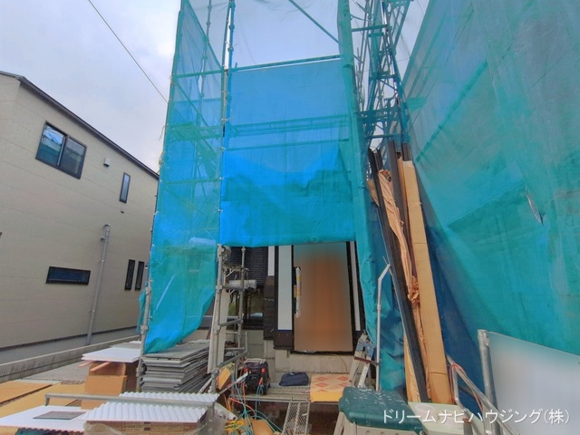 千葉県市川市香取１丁目の新築戸建てシート写真 2026年3月31日撮影