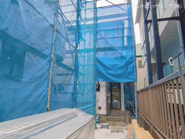 千葉県市川市新浜１丁目の新築戸建てシート写真 2026年2月25日撮影