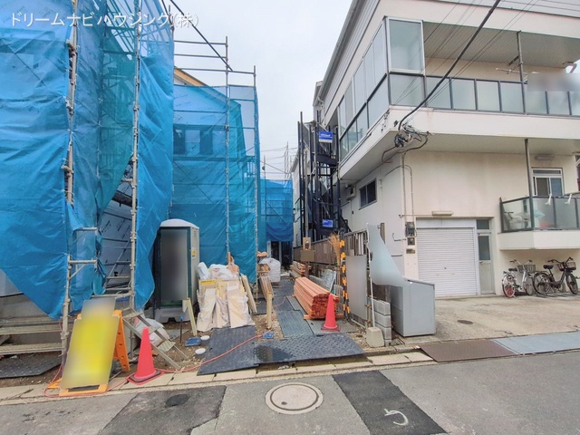 千葉県市川市新浜１丁目の新築戸建てシート写真 2026年2月25日撮影