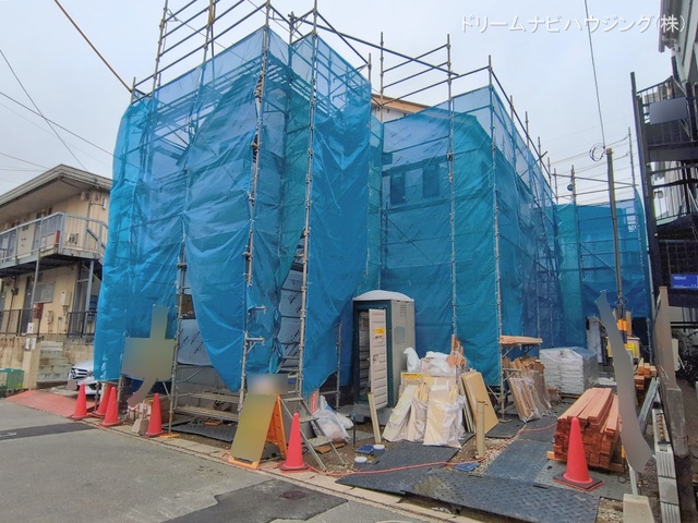 千葉県市川市新浜1丁目の新築戸建てシート写真 2026年2月25日撮影