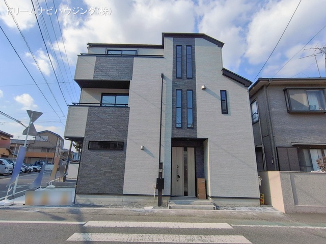 千葉県市川市関ケ島の新築戸建て外構写真 2026年2月17日撮影