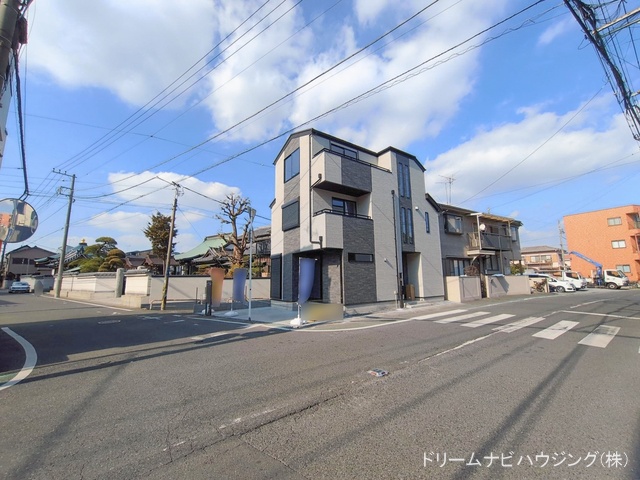 千葉県市川市関ケ島の新築戸建て外構写真 2026年2月17日撮影