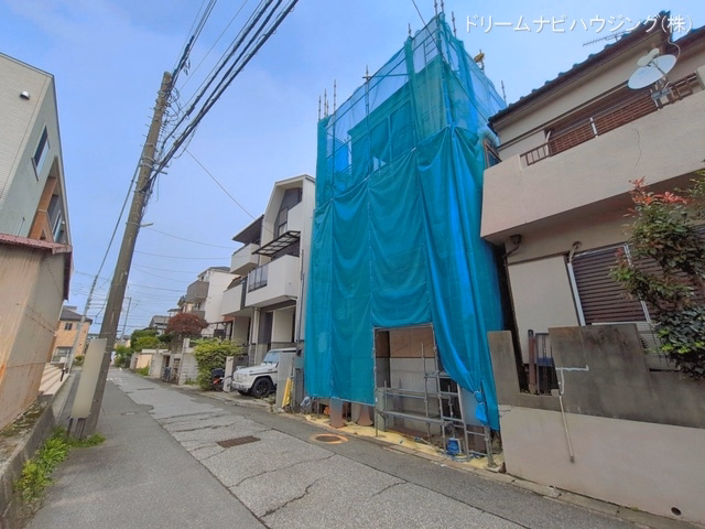 千葉県市川市原木３丁目の新築戸建て上棟写真 2026年7月6日撮影