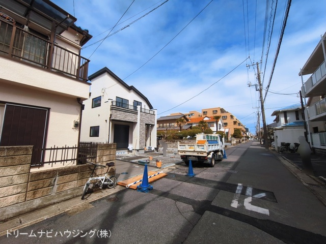 千葉県市川市入船の新築戸建て外構写真 2026年3月3日撮影