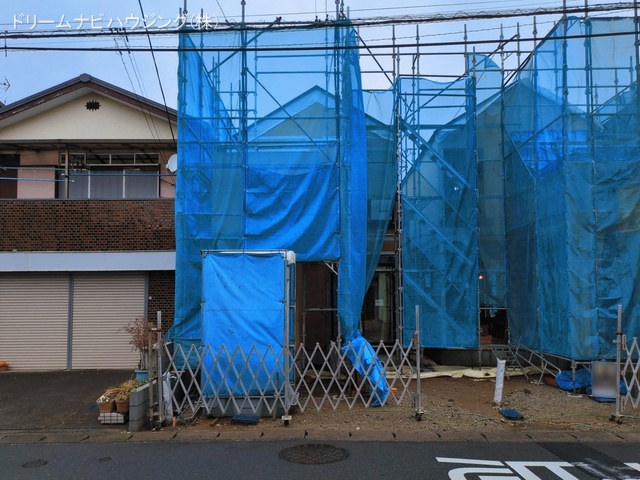 千葉県市川市本北方２丁目の新築戸建て上棟写真 2026年3月3日撮影