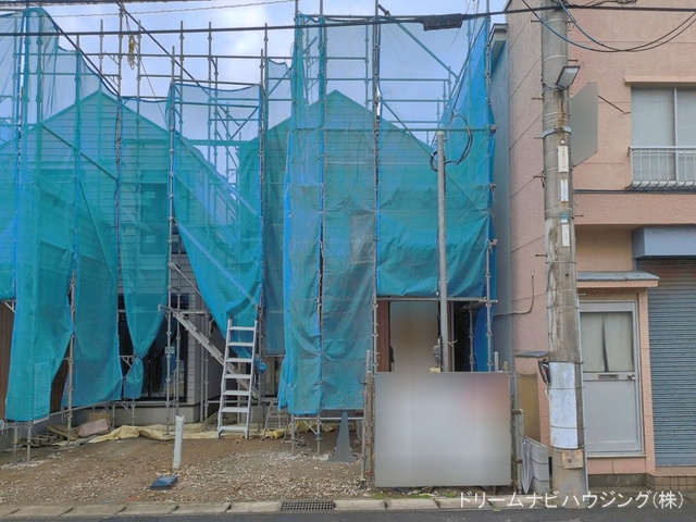 千葉県市川市本北方２丁目の新築戸建てシート写真 2026年4月9日撮影