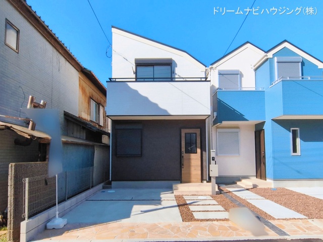 千葉県市川市柏井町1丁目の新築戸建て完成写真 2026年3月4日撮影