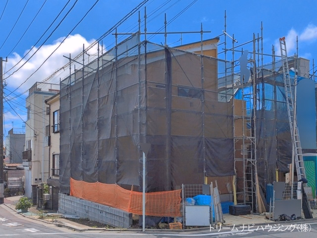 新築戸建て 江戸川区東葛西148　2棟 1号棟 上棟