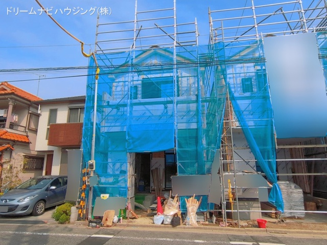 東京都江戸川区北小岩7丁目の新築戸建てシート写真 2026年3月29日撮影