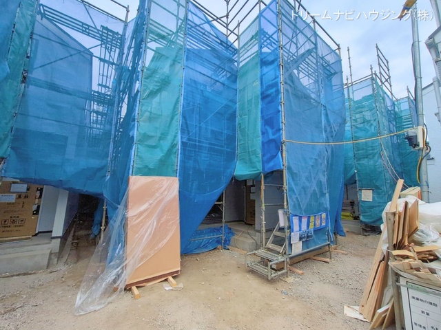 東京都江戸川区大杉２丁目の新築戸建てシート写真 2026年1月27日撮影