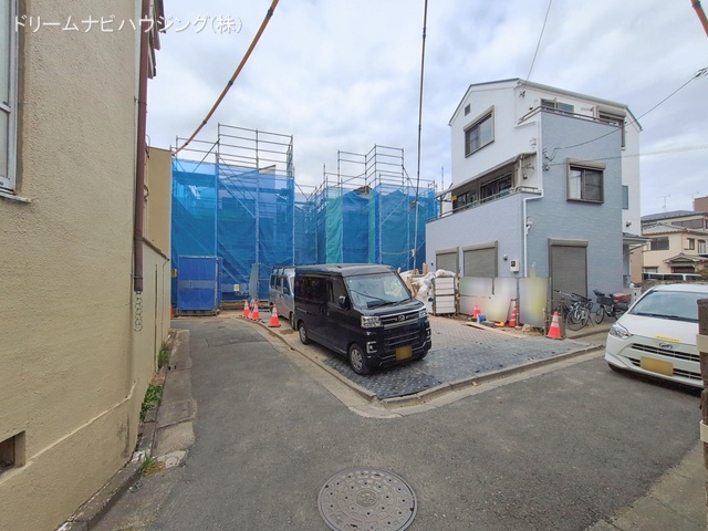 東京都江戸川区大杉２丁目の新築戸建てシート写真 2026年1月27日撮影