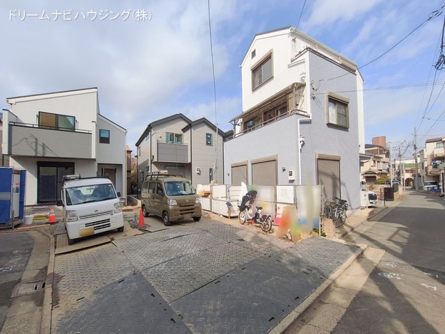 東京都江戸川区大杉２丁目の新築戸建て外構写真 2026年2月23日撮影