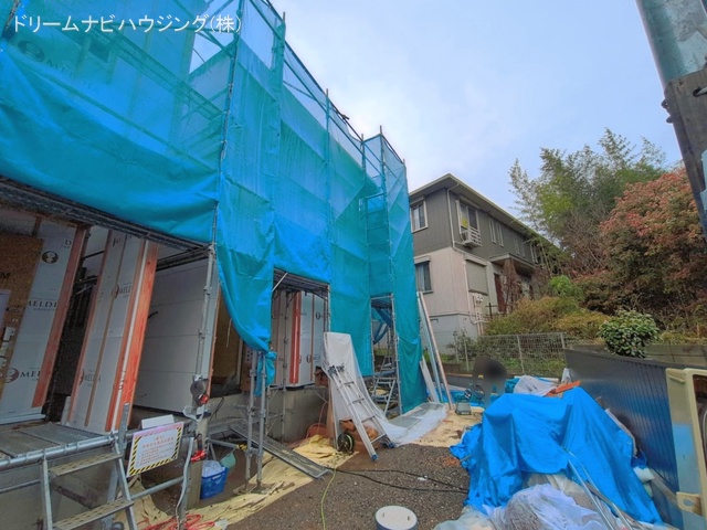 千葉県市川市北方3丁目の新築戸建てシート写真 2026年4月1日撮影