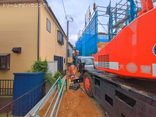 新築戸建て 市川市真間5丁目10番 A号棟 上棟