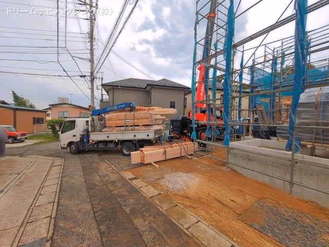 新築戸建て 市川市真間5丁目10番 A号棟 上棟