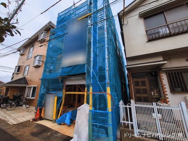 千葉県市川市本行徳の新築戸建て上棟写真 2026年3月9日撮影