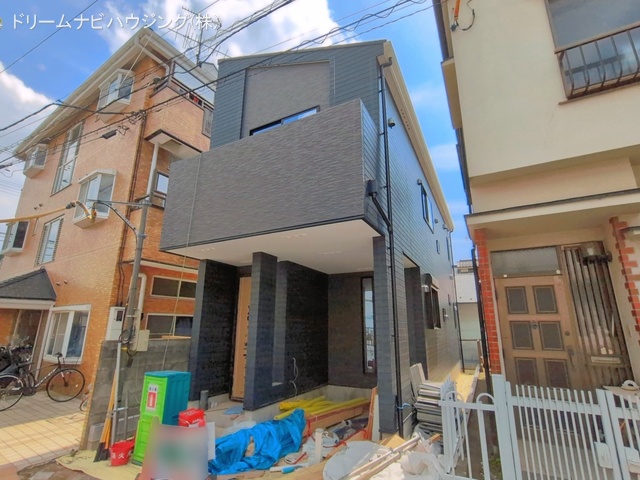 千葉県市川市本行徳の新築戸建て外構写真 2026年4月13日撮影