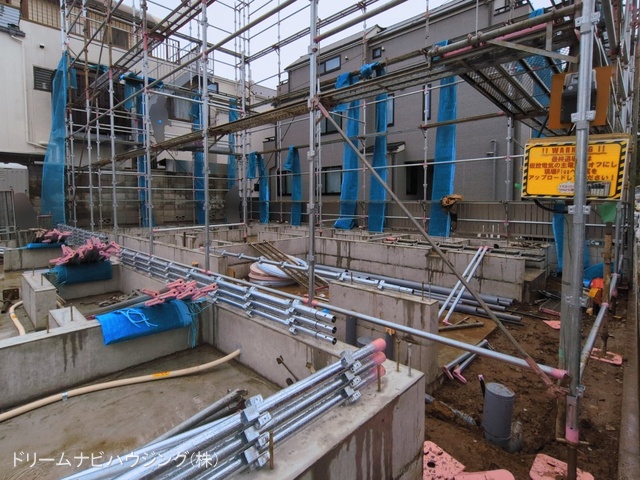 東京都江戸川区鹿骨3丁目の新築戸建て基礎写真 2026年3月2日撮影