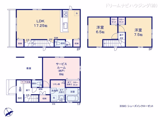 市川市本行徳(戸建)02 間取図