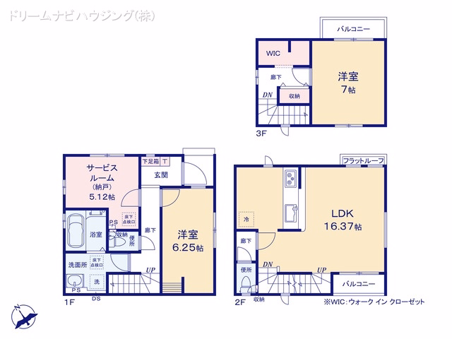市川市本行徳（戸建）07 間取図