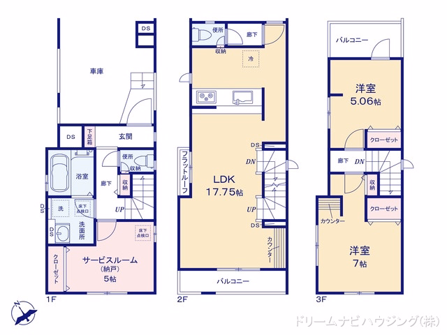 市川市本行徳（戸建）08 間取図