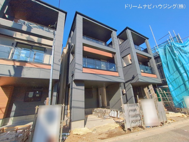 東京都江戸川区上篠崎２丁目の新築戸建て外構写真 2026年2月8日撮影