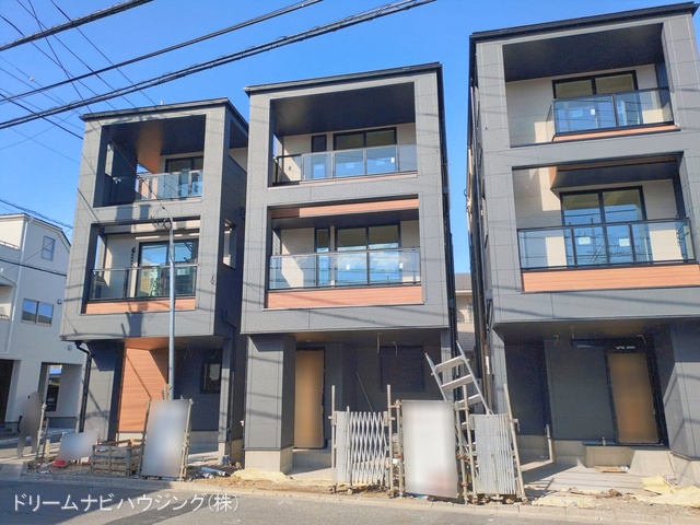 東京都江戸川区上篠崎２丁目の新築戸建て外構写真 2026年2月8日撮影